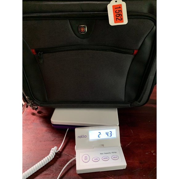 Swiss Gear by Wenger The Insight GRY BLK Computer Case 15" Nylon PVC - Picture 11 of 11